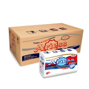 Caja Papel Toalla Interfoliado Ariess doble hoja 20 paquetes  200 hojas