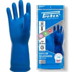 Guantes Protex calibre 22 Azul tallas [ S ] [ M ] [ L ]