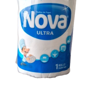 Papel Toalla mega rollo NOVA 19 mts