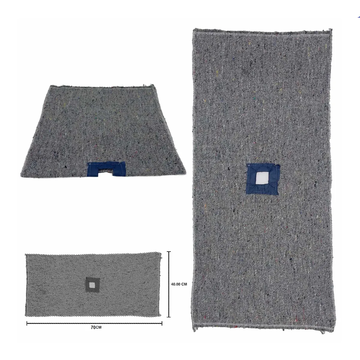 trapeador de yute generico 40x70